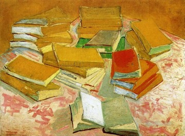 Vincent Van Gogh Painting - Still Life French Novels Vincent van Gogh